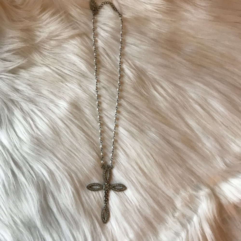 Silver Cross Necklace